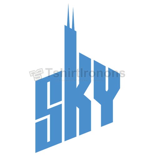 Chicago Sky T-shirts Iron On Transfers N5664 - Click Image to Close